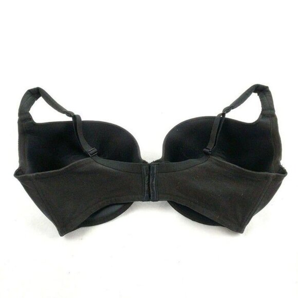 Lane Bryant Cacique Womens Bra Full Coverage Cotton Blend Size 42DDD Black - Picture 4 of 6